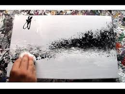 abstract landscape abstract painting demo 08 youtube in 2020 painting demo abstract landscape abstract art painting diy