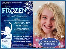 Don't let them in, don't let them see, be the good girl you always have to  be”. 💙❄️💙❄️ Little Tomato Children's Theatre's FROZEN JR. introduces our  selfless, protective, magestical ice queen in