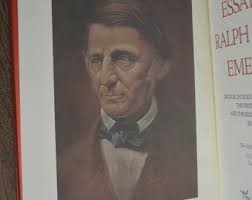 The Essays of Ralph Waldo Emerson, the First Series and the Second Series,  the Easton Press, 1979, Premium Maroon Leather Book