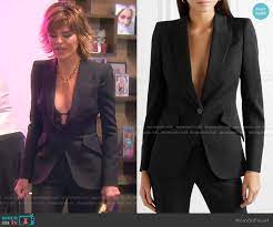 Lisa S Black Blazer On The Real Housewives Of Beverly Hills Business Dresses Fashion Black Blazer