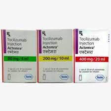 Tocilizumab (inn, trade name actemra), also known as atlizumab, is an immunosuppressive drug, mainly for the treatment of rheumatoid arthritis (ra) and systemic juvenile idiopathic arthritis. Tocilizumab Injection For Clinical Rs 16 Box Helios Pharmaceuticals Pvt Ltd Id 21224245991
