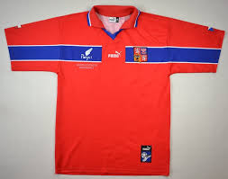 Czech republic nedved puma large shirt jersey football soccer 98 juventus trikot. 1998 00 Czech Republic Shirt Xl Football Soccer International Teams Europe Czech Republic Classic Shirts Com