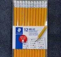 Staedtler #2 HB Pencils – Pre-Sharpened, 12 Pack