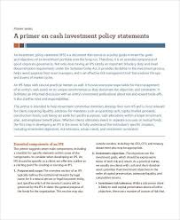 Investment Policy Statement Template Http Www Valery Novoselsky Org Investment Policy Statement Template 3272 Html