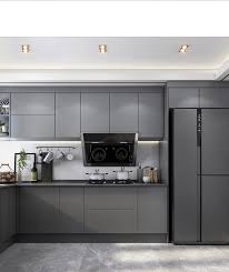 See more ideas about kitchen, kitchen design, kitchen cabinets. Egger Board Gray Kitchen Cabinet One Stop Cabinets Solution China Maker