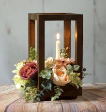 Rustic Wood Candle Lantern Wedding Lantern Rustic Lantern 5th Anniversary Gift Boho Candle Lantern Wedding Centerpiece Farmhouse Lantern Centerpiece Wedding Outdoor Wedding Decorations Lantern Centerpieces
