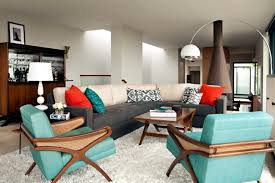 It isn't hard to make the living room bright and colorful. Installation In Retro Style Furniture And The Colors Of The 60s Interior Design Ideas Ofdesign