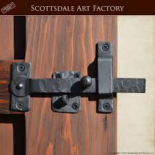 Hand Forged Iron Latch In Any Size For Use With Any Door Or Gate Door Handles Iron Latches Custom Door Handle