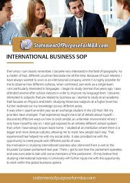 We Always Provide Quality International Business Sop To Our Customers We Know The Facts That An Applicant Will Get Only One Mba Accounting And Finance Finance