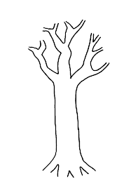 Tree without leaves coloring page. Online Coloring Pages Coloring Tree Without Leaves Coloring