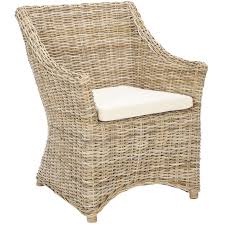 Safavieh Mollie Arm Chair Reviews Wayfair Armchair Brown Armchair Wicker Dining Chairs