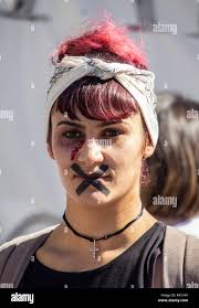 Women protest against domestic violence hi-res stock photography and images 