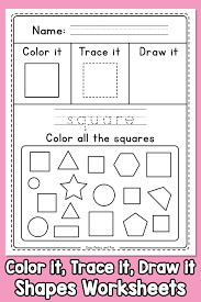 Students get introduced to geometric shapes with these worksheets. Images Of Drawings To Trace Easy
