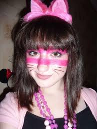 Cheshire cat inspired makeup look (two parts). Cheshire Cat Makeup A Face Painting Makeup Techniques And Makeup Techniques On Cut Out Keep
