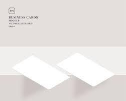 10 business cards per sheet. Blank Business Card Mockup Mockup Of Two Horizontal Business Cards Mockup Vector Isolated Template Design Realistic Vector Illustration 1961800 Vector Art At Vecteezy