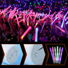1pc Lot Light Up Foam Sticks Led Wands Flashing Glow Stick Concert Party Supply Ebay