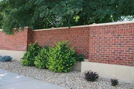 Red Brick Retaining Wall Brick Wall Gardens Brick Wall Exterior Brick
