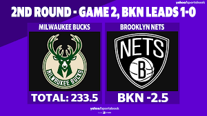 Round 2 / game 2. Betting Bucks Vs Nets June 7