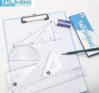 4 Pcs Math Geometry Set, Transparent Plastic Nigeria | Ubuy