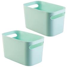 Pin by prophet bros antiques on repurpose reuse renew. Mdesign Plastic Bathroom Vanity Storage Organizer Bins Target