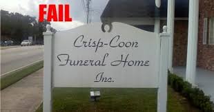 Confessions Of A Funeral Director 23 Amusing Funeral Home Names Funeral Home Signs Funeral Home