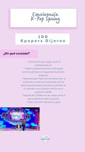También puedes jugar a ser cirujano plástico. K Pop Obregon Convivencia Kpop Spring En Que Facebook