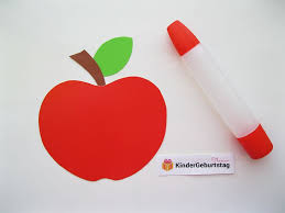 Apfel Mit Wurm Basteln Anleitung Und Vorlage Fur Kindergarten Und Grundschule Basteln Fur Kindergartner Basteln Osterdeko Basteln