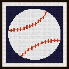 baseball afghan c2c crochet pattern written row counts