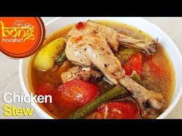 Chicken Stew Or Stu Is A Healthy Non Oily Non Spicy Boiled Chicken Recipe With Lots Of Vegetable Boiled Chicken Recipes Easy Chicken Recipes Chicken Recipes