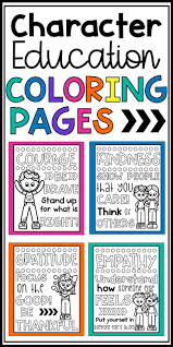 Free, printable mandala coloring pages for adults in every design you can imagine. Character Education Coloring Pages Character Trait Coloring Posters Character Education Character Education Lessons Positive Character Traits