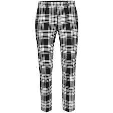 Topman Black And White Check Ultra Skinny Fit Cropped Smart Trousers 37 Liked On Polyvore F Skinny Fit Dress Pants Skinny Dress Pants Men Crop Dress Pants
