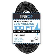 Because this low voltage wiring consists of twisted pairs of wires that carry signals enclosed in a cable covering, avoiding. 18 2 Low Voltage Landscape Wire 100ft Indoor Outdoor Low Voltage Copper Cable Black Walmart Com Walmart Com
