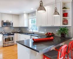 Maybe you would like to learn more about one of these? 7 White Black Grey Kitchen Ideas Black And Grey Kitchen White Cabinetry Black Quartz Countertops