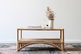 Solid iron rod with lustrous black finish frames out this coffee table by designer kara mann. Queenslander Coffee Table Naturally Cane Rattan And Wicker Furniture