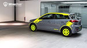 Hyundai I20 Styling 05 Wrapstyle Car Wrap Foil Car Wrap Vinyl Wrap Car Hyundai