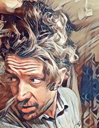 Percussionist and vocalist photo art