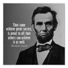 Abraham Lincoln Quote On Success Poster Zazzle Com Abraham Lincoln Quotes Lincoln Quotes Freedom Quotes