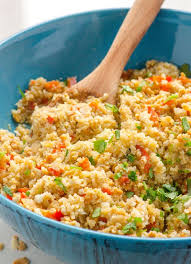 Turn down heat and stir in cream cheese and cheddar cheese until melted. 14 Frozen Cauliflower Rice Recipes Ifoodreal Com