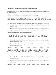 Perbedaan zakat fitrah dan zakat maal. Lafaz Doa Niat Zakat Fitrah Dan Artinya