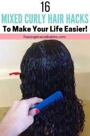 16 Mixed Curly Hair Hacks To Make Your Life Easier Mixed Curly Hair Curly Hair Tips Curly Hair Styles