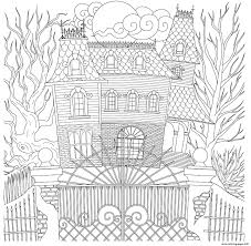 These free, printable halloween coloring pages for kids—plus some online coloring resources—are great for the home and classroom. Spooky Haunted House Printable 20 Printable Halloween Pages To Color While Eating Candy Corn Popsugar Smart Living Photo 22
