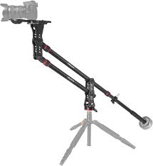 Aluminum Camera Mini Jib Crane with Counterweight VM-301A 82.72360 Degree  Pan Ball Head,Bowl for 75~100mm Tripod Head and Quick Release Plate  Adapter, Max.Load to 8 kg17.6 pounds
