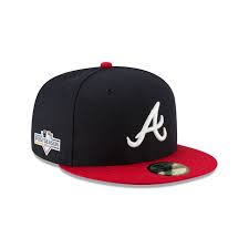 Show your pride with a fitted, adjustable or knit braves hat. Atlanta Braves Postseason Side Patch 59fifty Fitted Hats New Era Cap Atlanta Braves Hat Fitted Hats Atlanta Braves