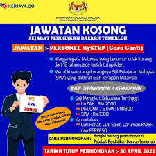 Dalam video ini saya akan kongsikan jawatan kerja kerja kosong kerajaan 2020 di malaysia. Iklan Jawatan Kosong Pejabat Pendidikan Daerah Temerloh Kerja Kosong Kerajaan Swasta