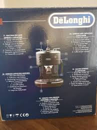 Delonghi esam3300 parts list and diagram steam boiler delonghi steam. Brand New In Box Delonghi Icona Vintage Coffee Machine Tv Home Appliances Kitchen Appliances Coffee Machines Makers On Carousell