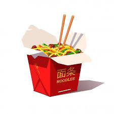 Carton Box Noodles With Veggies And Wok Fried Pork Stock Vector Aff Noodles Veggies Carton Box Ad Desain