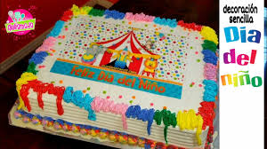 Decoracion De Pastel Para Dia Del Nino Feliz Dia Youtube