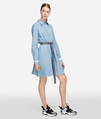 Sign me up for karl lagerfeld paris email updates about new collections and special offers! Shirt Dress With Logo Belt Karl Lagerfeld Collections By Karl Lagerfeld Karl Com