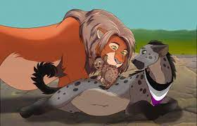 Lion and hyena family by PriestofJashin -- Fur Affinity [dot] net