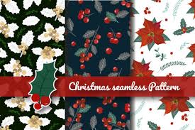 Download Christmas Holly Berry Seamless Pattern Graphic By Jannta Creative Fabrica SVG Cut Files